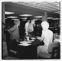 Grand opening of the Sebastopol branch of the Bank of Sonoma County, Sebastopol, California, 1971