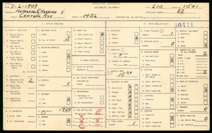 WPA household census for 1456 CENTRAL AVE, Los Angeles