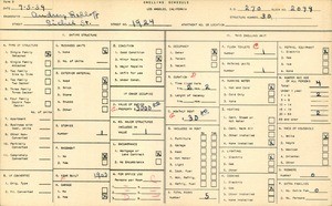 WPA household census for 1924 SICHEL ST, Los Angeles