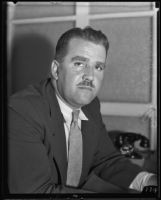 Towne J. Nylander takes action against complaints filed against himself, Los Angeles, 1935