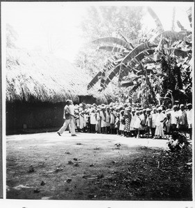 Children in front of the school, Maure, Tanzania, ca.1927-1938