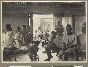 In the hospital ward, Chogoria, Kenya, 1931