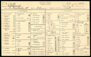 WPA household census for 127 N VENDOME ST, Los Angeles