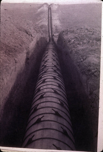 Redwood pipeline from E. Whittier to La Habra