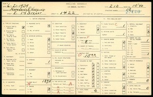 WPA household census for 1422 E 14TH ST, Los Angeles