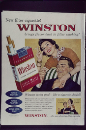 New Filter Cigarette! Winston brings flavor back to filter smoking