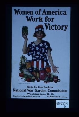 Women of America work for victory? Write for free book to