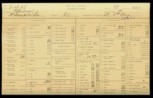 WPA household census for 811 W TEMPLE ST, Los Angeles