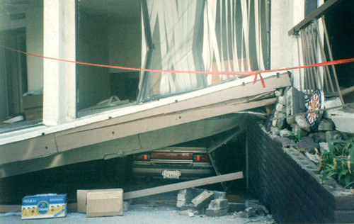 Earthquake damage, Studio City, Calif. January 1994