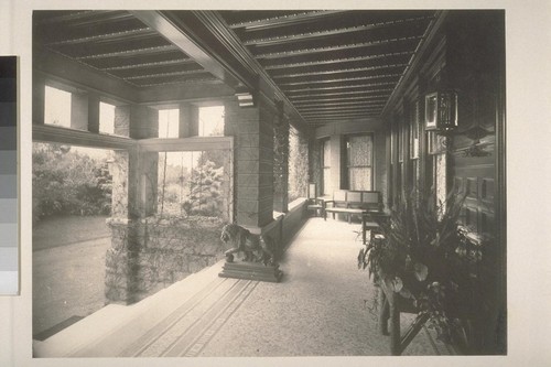 [Front porch of mansion]