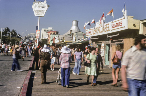 People on the Santa Monica Pier