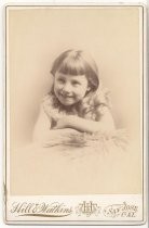 Portrait of Edith Hyde as a young girl