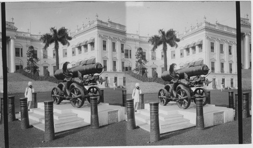 Chinese Gun - before Gov’t. House. Calcutta - India
