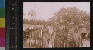 Five Mende women, Sierra Leone, ca. 1927-28