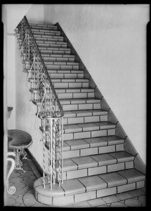 Stairway, apartment 625 South Cochran Avenue, Los Angeles, CA, 1931
