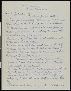 Edward Solon Goodhue, letter, 1921-02-10, to Hamlin Garland
