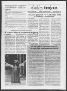 Daily Trojan, Vol. 91, No. 66, April 26, 1982