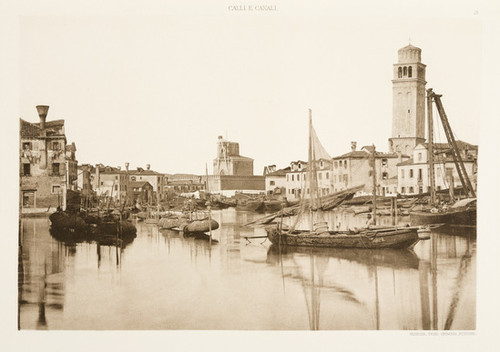Rio ou Canal de S. Pietro di Castello, from Calli e Canali in Venezia