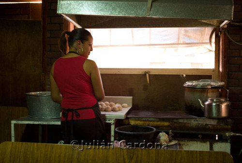 Woman Cooking, Juárez, 2007