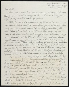 Shinobu Sugiyama, letter with envelope, 1947-03-04, to Tetsuo Sugiyama