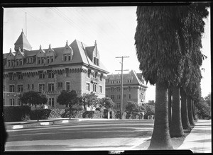 Exterior view of the Mary Andrews Clark Memorial Home for Young Women in Los Angeles, August 24, 1927