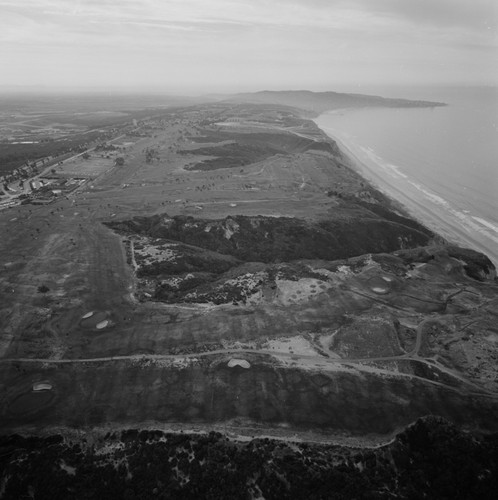 Aerial view of Torrey Pines Golf Course