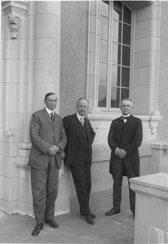 Arthur A. Noyes, George Ellery Hale and Robert Millikan at California Institute of Technology