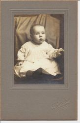 Portrait of Lester Sharp at five months old, born in 1912