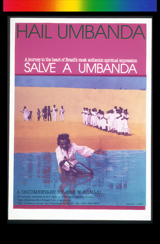 Hail Umbanda, Announcement Poster for