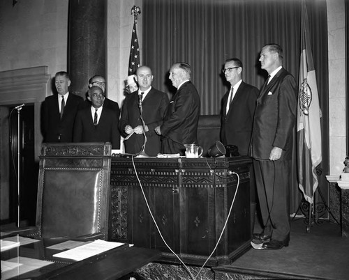 LA Council Reception, Los Angeles, 1963