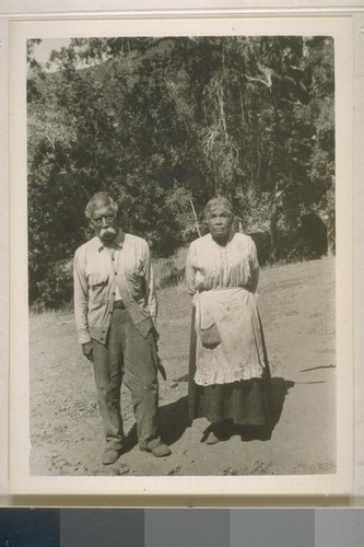 Tito Encinales and wife; Milpitas Valley; 20 September 1933; 18 prints, 16 negatives