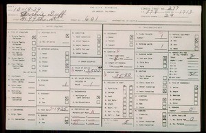 WPA household census for 601 W 99TH ST, Los Angeles County