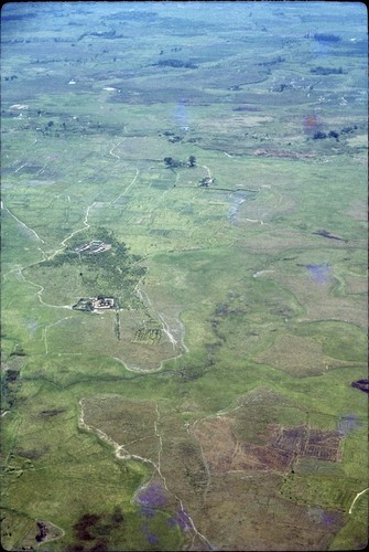 Balim Valley gardens seen from the air