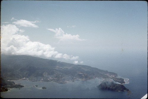 Jayapura and Humboldt Bay, aerial view