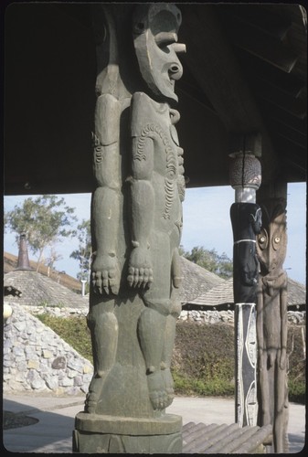 Papua New Guinea National Museum and Art Gallery: sculptural supports