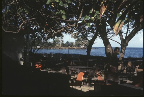 Madang: coastal view from terrace, Smuggler's Inn