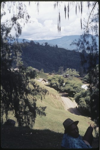 Tabibuga from patrol post, looking towards school building