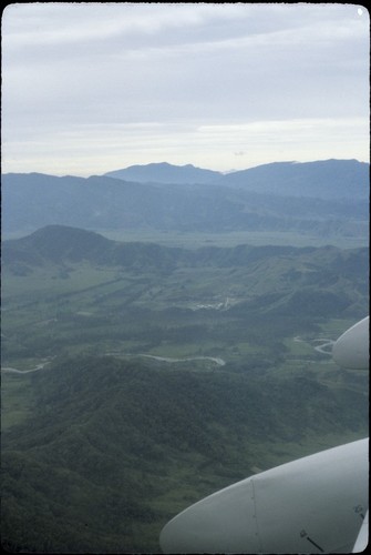 Wahgi Valley, aerial view