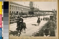 Opening of the San Francisco Embarcadero Subway. Chief of Police D.J. O'Brien in the lead