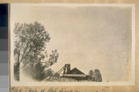 This is the first mine at Jamestown, Tuolumne Co. Calif. started in 1850 and known as the Harvard mine on the Mother Lode