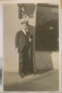 This is Judge Crispin C. Ortega of the 1st township, Sonora, Tuolumne Co. The judge is quite a well known character in Tuolumne Co. He is over 70 years old was born in Sonora. He is some poet. His people are from the old Castilian race. His father and mother were born in Chille [Chile], South America and come to Calif. in 1849