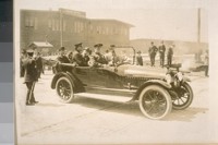 Liberty Bell day, July 17/15 in the auto Roche, Cook, White, Shea and Officer Jas. Neley