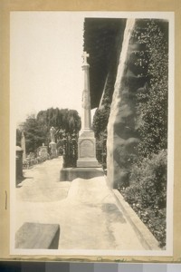 This monument was erected to Don Luis Antonio Arguello the 2nd Governor of Calif. under the Mexican rule. He held office from 1822 to 1825. He was the first Native of Calif. to be Governor. He was born on June 21st 1784 & died March 27th 1830. May 10th 1929 in Mission Dolores Cemetery