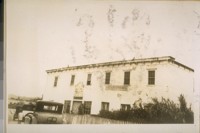 The old adobe home of Robt. [Robert] Louis Stevenson on Houston St. near Pearl St. Built in 1836 at Monterey Calif. Photo taken Jany. 1929