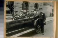 Police Convention at S.F. [San Francisco], Calif. June 19th to 24th, 1922. Front seat L. to R