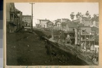 West on Alta St. bet. Montgomery and Sansome St. Telegraph Hill. These homes were saved from the fire of April 18/06