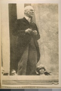 President Woodrow Wilson. Guest at the University of California September 18, 1919