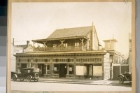 The Old Road House on the South Side of Fulton St. between Divisadero and Broderick Sts. Built around 1870--Photo taken Sept 1924