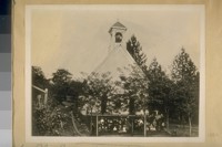 The old Camptonville shool [sic] house at Camptonville Calif. Built about 1869