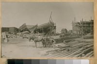 Chas. White's ship yards at the foot of Mason Street in 1885